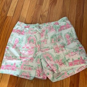Lilly Pulitzer men’s swim trunks, large